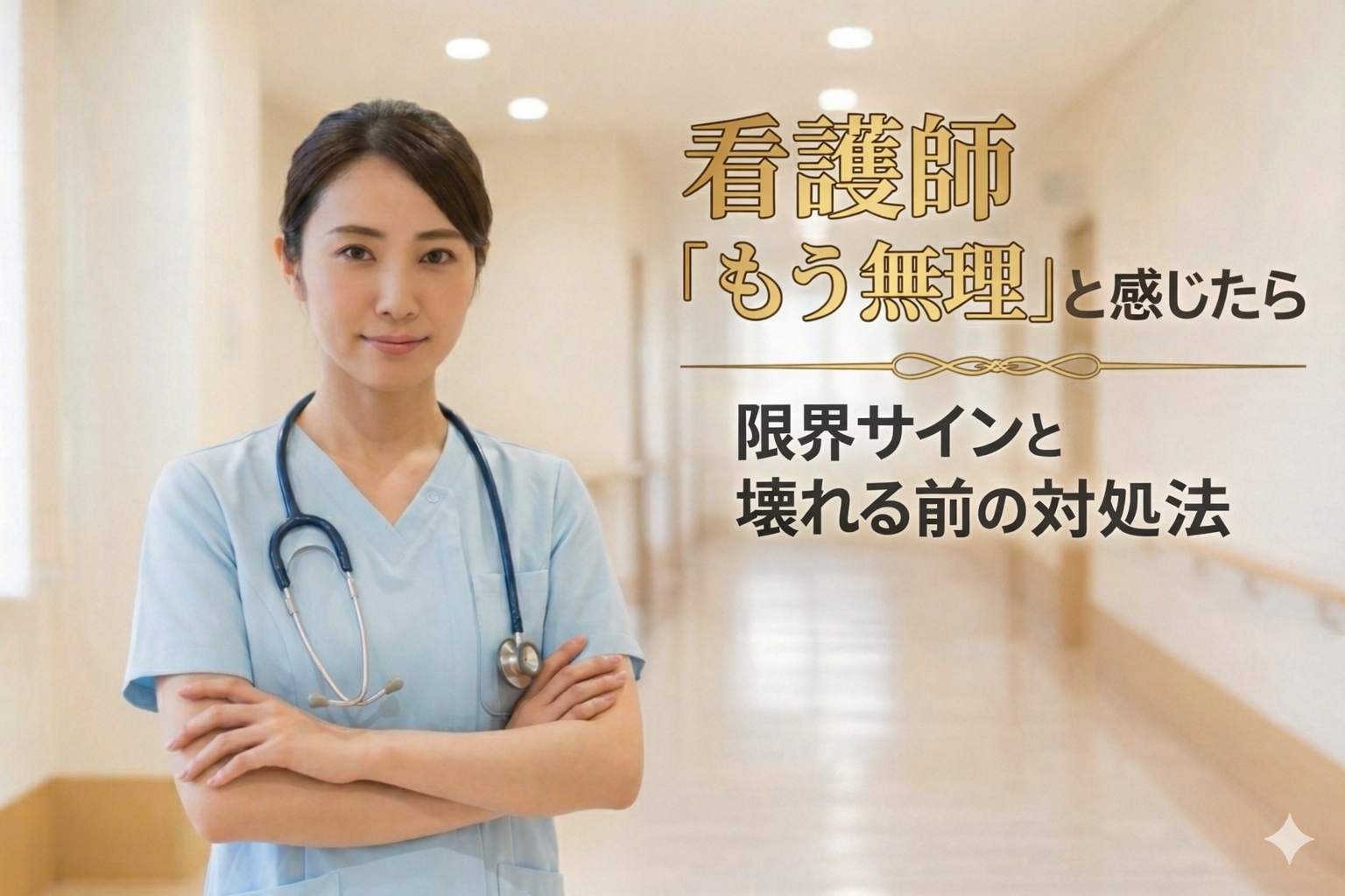 看護師「もう無理」と感じたら｜限界サインと壊れる前の対処法